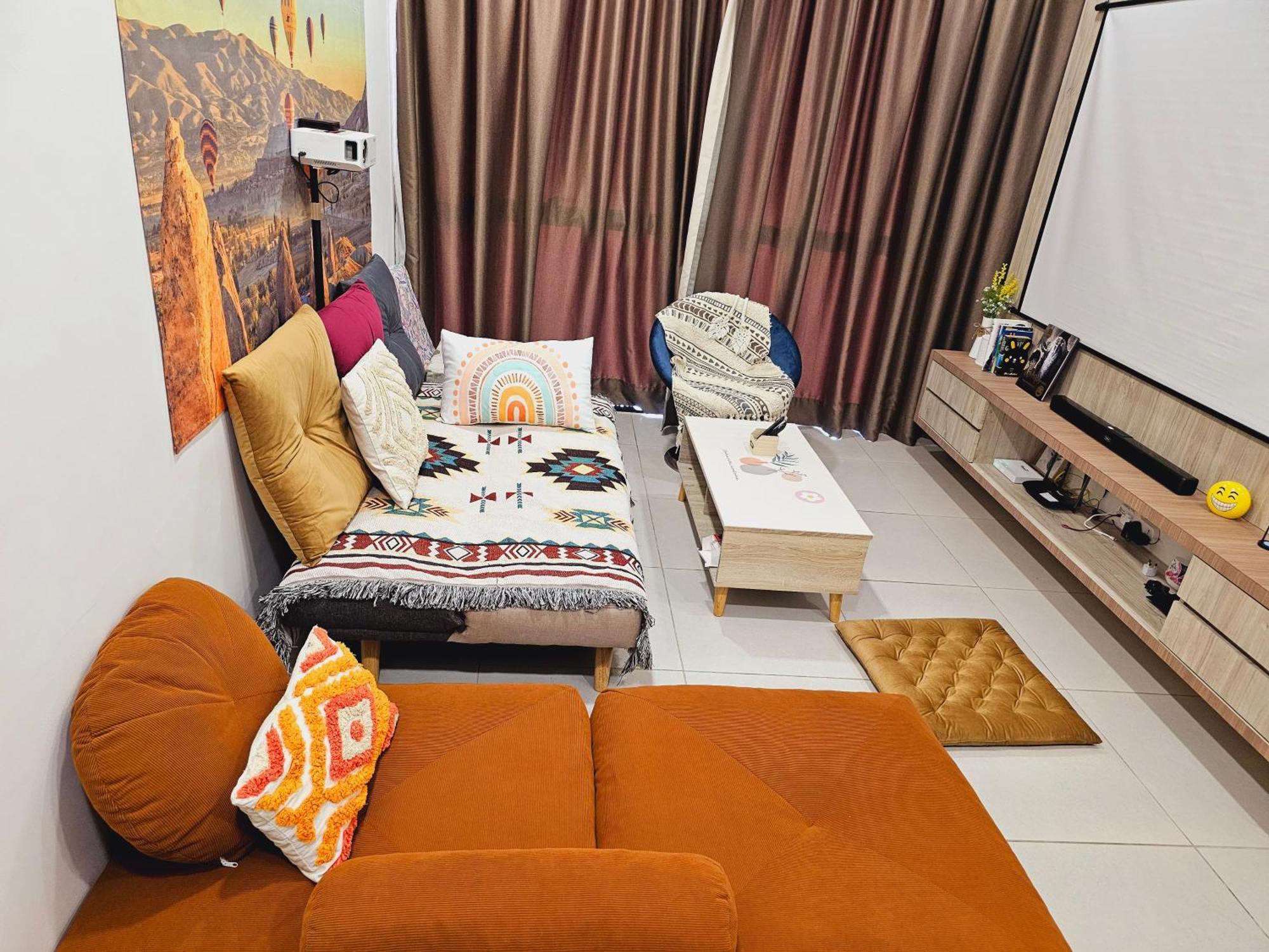 Cozy 2br Near Airport, Town & Vivacity Mall Apartment Kuching