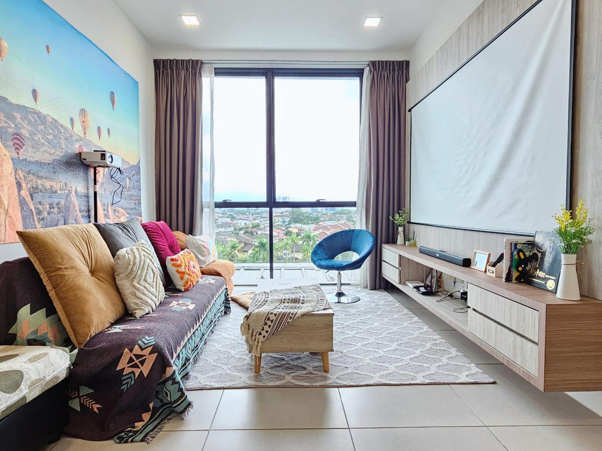 Apartment Cozy 2br Near Airport, Town & Vivacity Mall Kuching