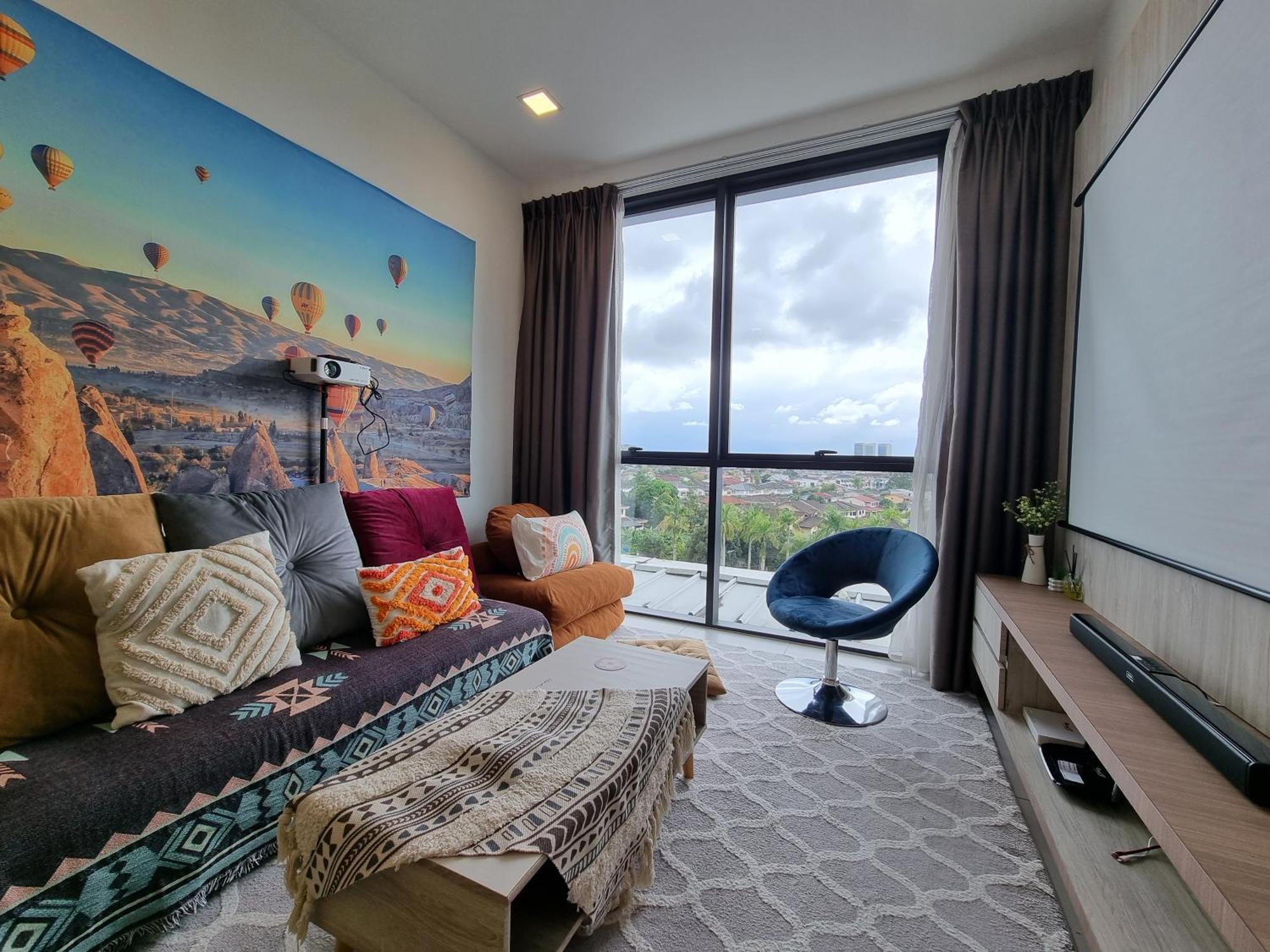 Cozy 2br Near Airport, Town & Vivacity Mall *